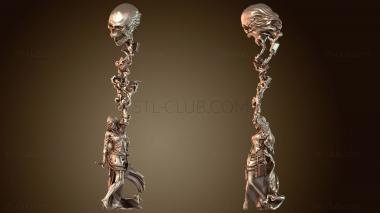 3D модель Лич Женский да Заклинание (STL)