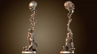 3D модель Лич Женский Да Заклинание сияющее (STL)