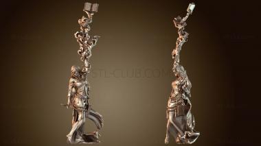 3D модель Лич Женский да Заклинание Череп (STL)