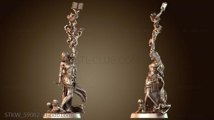 Лич Женский Да Заклинание Череп проклят