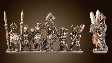 3D модель Легкая пехота дисциплинированная (STL)
