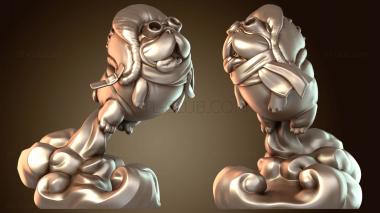 3D модель Lil Cuties Мопс Ракетчик (STL)