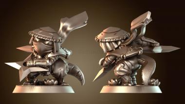 3D модель Лили Воин Саншу (STL)