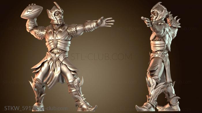 Military Потрепанный в боях линейный защитник