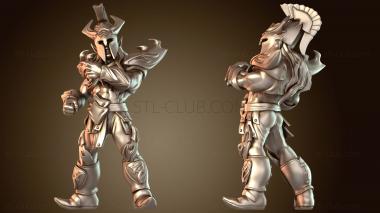 3D модель Линейный обходчик, находящийся в шторме (STL)