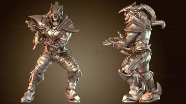 3D модель Линейные игроки полны решимости (STL)