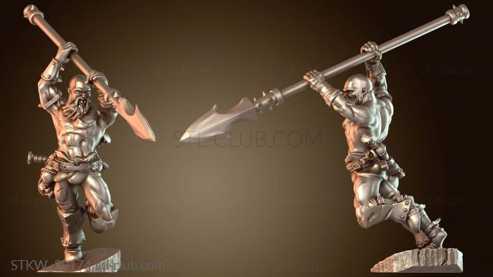 Military ЛЕВЫЙ БОГ Лысый Копьё