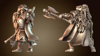 3D модель Топор чемпиона Львиной гвардии (STL)