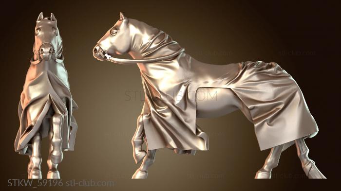 Military Литовский воин-конь, доблестный