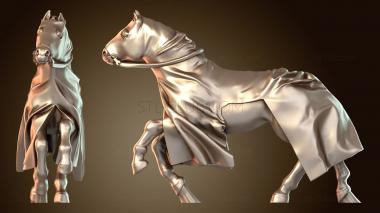 3D модель Литовский воин. Конь могучий. (STL)