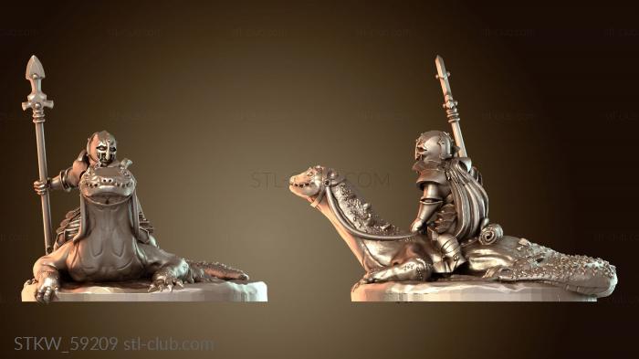 Military Воин на ящере