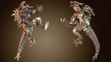 3D модель Ящеролюды Заурус (STL)