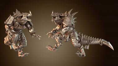 3D модель Ящерица Савра Ремесленные изделия ALT (STL)