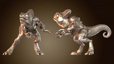 3D модель Охотник на ящерообразных сцинков КАМОСКИНК (STL)