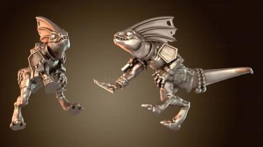 3D модель Изделия из лизарменов-скинов SKINK (STL)