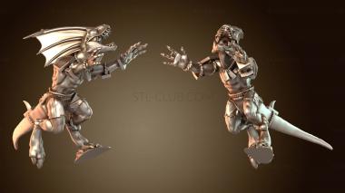 3D модель Lizarmen Skinks Craftables SKINK inquisitive (STL)