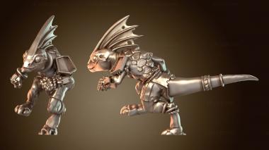 3D модель Lizarmen Skinks Craftables SKINK vigilant (STL)