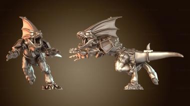 3D модель Ящеролюди Сцинки СЦИНК keen (STL)