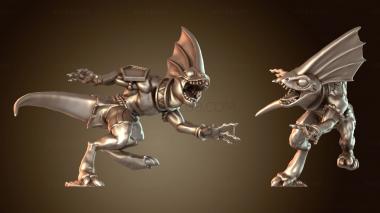 3D модель Ящеролюди Сцинки СЦИНК mystic (STL)