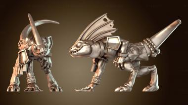 3D модель Ящеролюди Сцинки СЦИНКтрекер (STL)