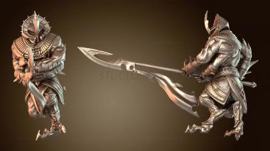 3D модель Атака копьем саранчи (STL)