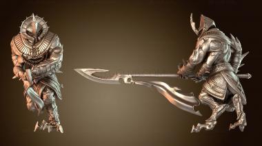 3D модель Атака копьем саранчи (STL)