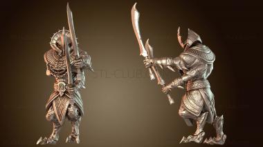 3D модель Жестокая атака мечом саранчи (STL)