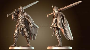 3D модель Одинокий герой Рыцарь (STL)