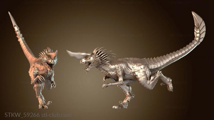 Military Длиннорогий хищник атакует