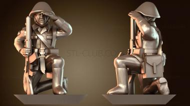 3D модель Глядя вверх над глазами (STL)