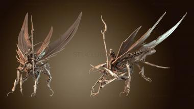 3D модель Волосы лорда кавалерии (STL)