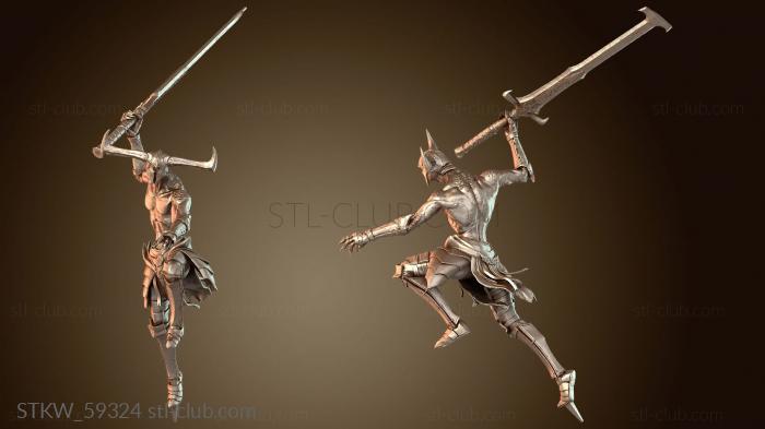 Military Лорд преторианец прыгает голым