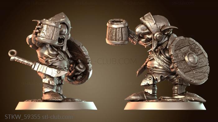 Military Много гоблинов пьют Воина упрямого