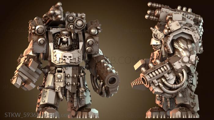 Military Лаки Брузер бронированный механический босс-пулемет