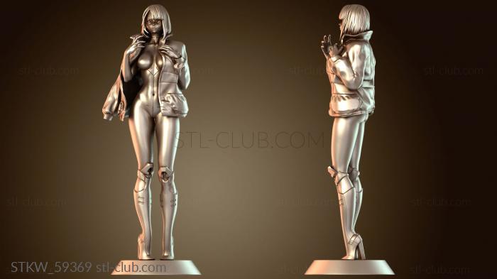 Military Люси Киберпанк NSFW челки