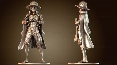 3D модель Luffy con abrigo (STL)