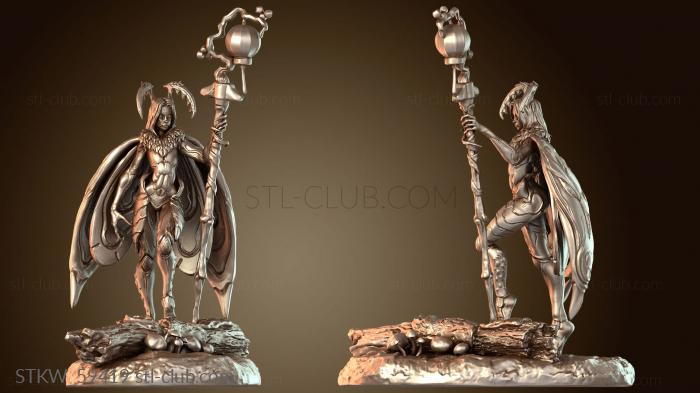 Military Лисена, светоносная женщина-мотылек