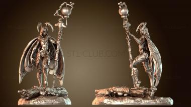 3D модель Лисена, светоносная женщина-мотылек (STL)