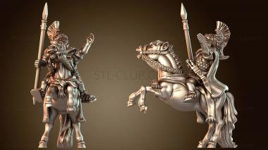 3D модель МАКЕДОНСКИЙ АЛЕКСАНДР КОНЬ галантный (STL)