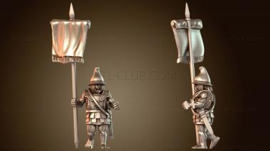 3D модель ЗНАМЯ МАКЕДОНСКОГО КОМАНДОВАНИЯ (STL)