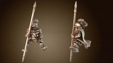 3D модель МАКЕДОНСКИЙ ВСАДНИК ГЕТАИРЫ обсидиан (STL)