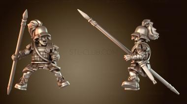 3D модель МАКЕДОНСКАЯ ГЕТАИРА ВСАДНИК зелот (STL)