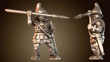3D модель МАКЕДОНСКИЙ ГИПАСПИСТСКИЙ рыцарь (STL)