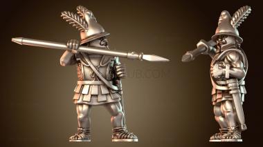 3D модель МАКЕДОНСКИЙ ХИПАСПИСТ молодой (STL)