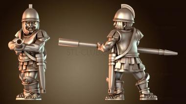 3D модель МАКЕДОНСКАЯ ФАЛАНГА решительная (STL)