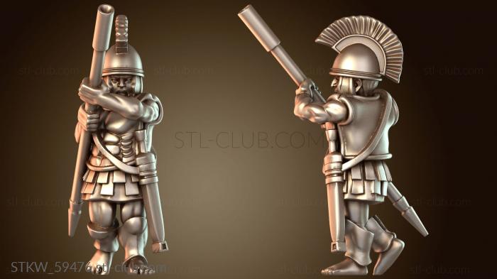 Military МАКЕДОНСКАЯ ФАЛАНГА, изношенная в боях