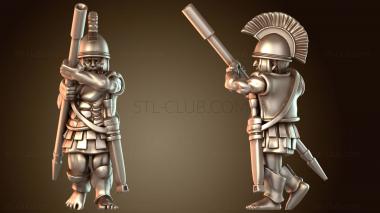 3D модель МАКЕДОНСКАЯ ФАЛАНГА, изношенная в боях (STL)