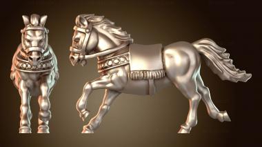 3D модель МАКЕДОНСКИЙ ПОДРОМОИ ВСАДНИК дикий (STL)