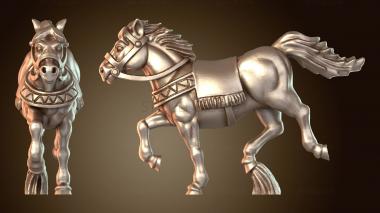 3D модель МАКЕДОНСКИЙ ПОДРОМОИ ВСАДНИК атакует (STL)