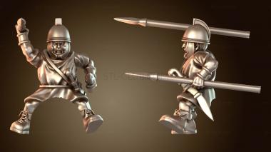 3D модель МАКЕДОНСКИЙ ПОДРОМОЙ ВСАДНИК молодой (STL)